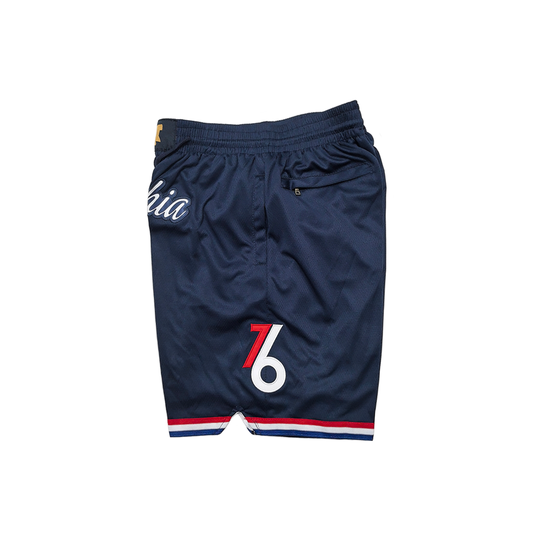 Sixers Vintage Shorts - Navy