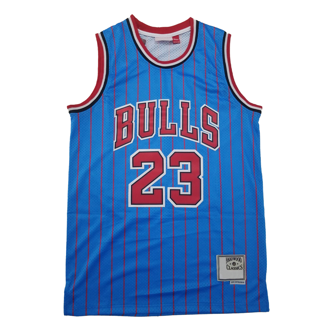 Bulls Vintage Jersey - Jordan/Blue Pinstripe