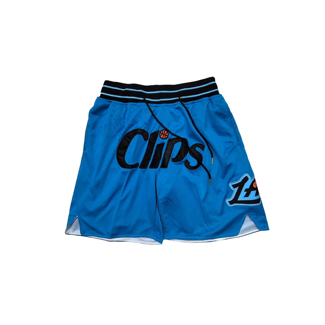 Clippers Vintage Shorts - Blue Script