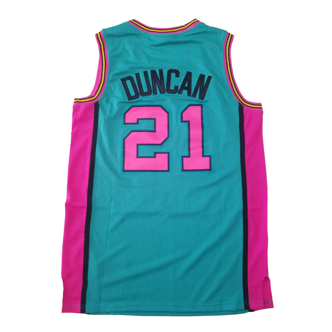 Spurs Vintage Jersey - Duncan/Highlighter