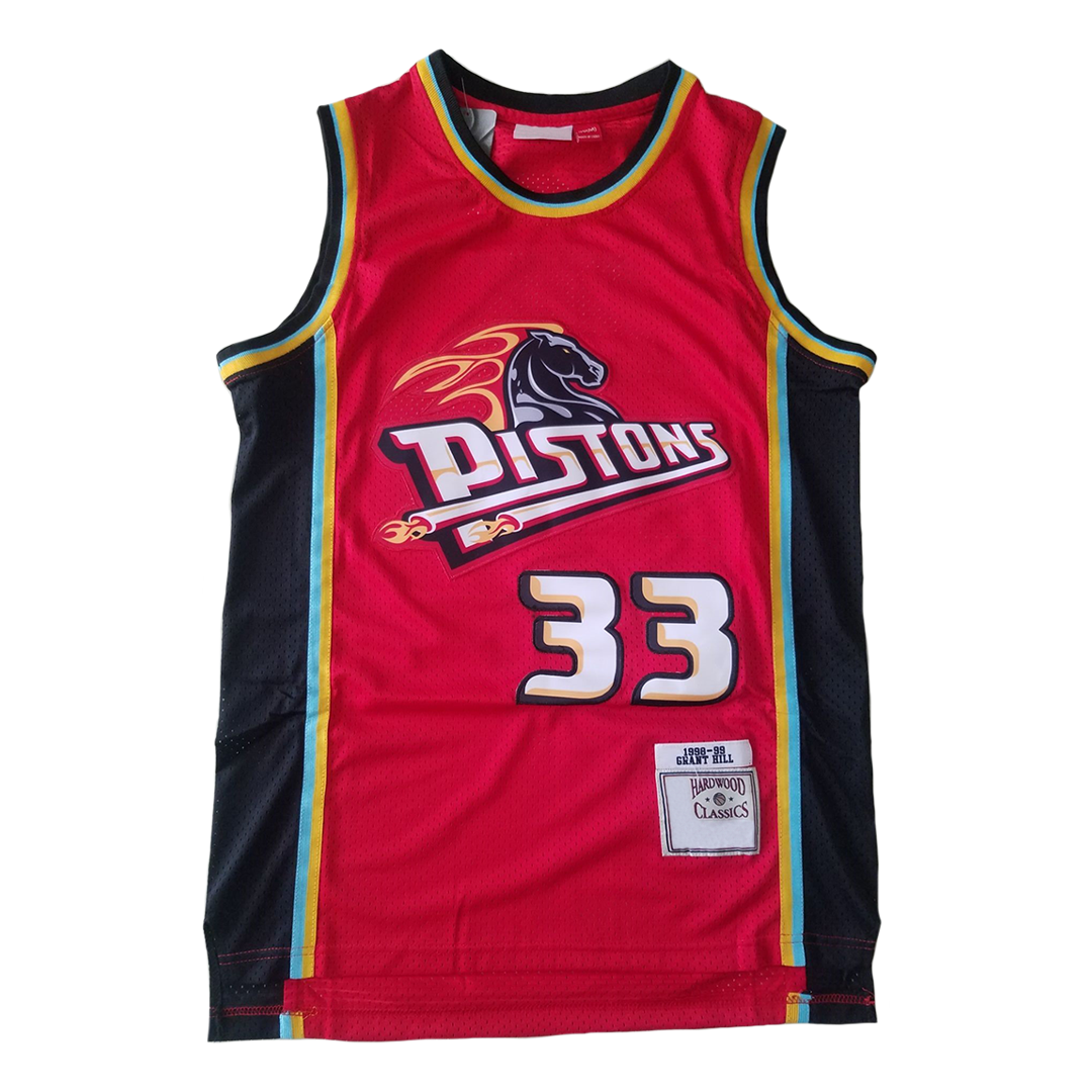 Pistons Vintage Jersey - Hill/Red