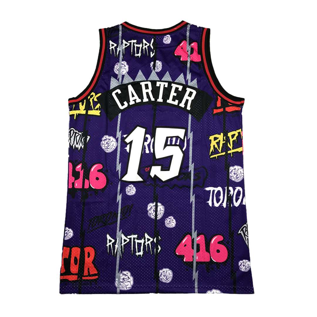 Raptors Vintage Jersey - Carter/All Over Print