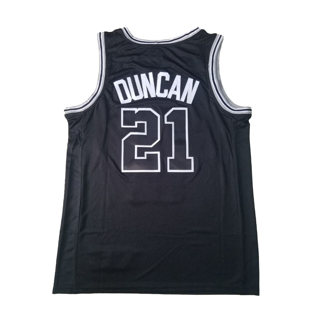 Spurs Vintage Jersey - Duncan/Black