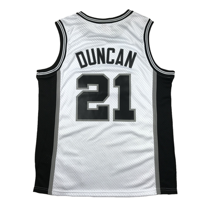 Spurs Vintage Jersey - Duncan/White