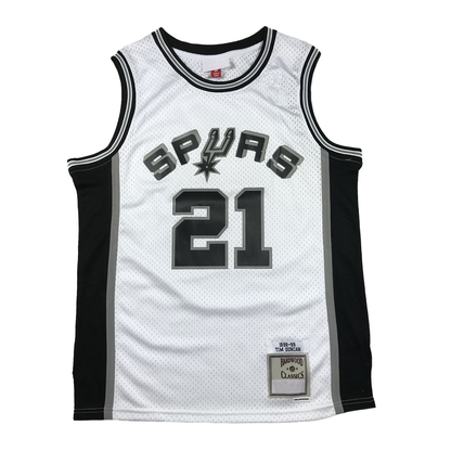 Spurs Vintage Jersey - Duncan/White