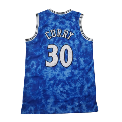 Warriors Vintage Jersey - Curry/Tie Dye