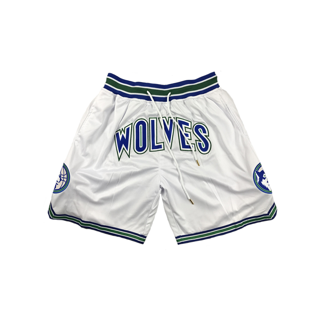 Timberwolves Vintage Shorts - White